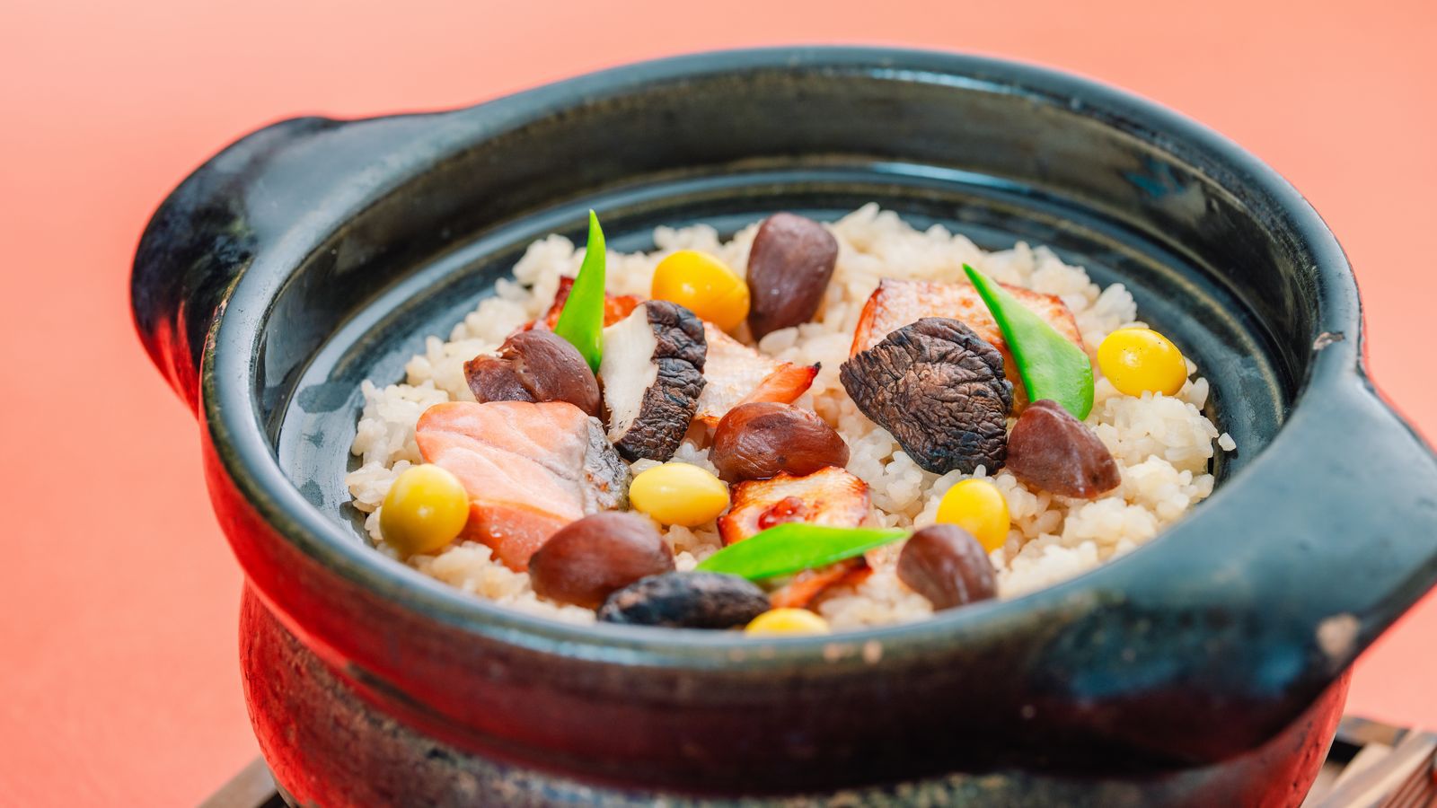 秋の彩りせいろご飯