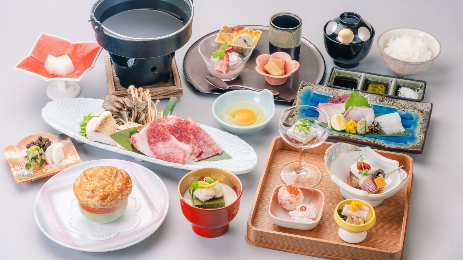 【冬】島根和牛・日本を代表する料理人“;熊谷喜八”;氏監修の一皿付きワンランク上の長生閣流会席