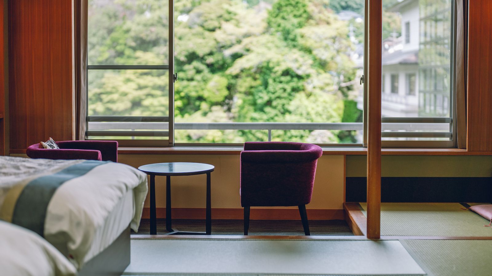 ＜禁煙＞プレミアム和ベッド12.5畳〜Garden View〜