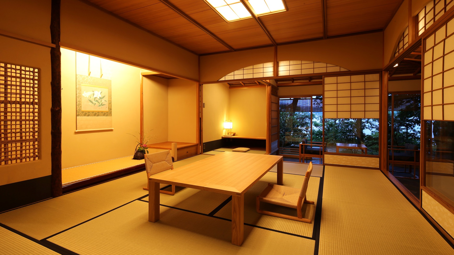 【LUXDAYSセール】日本庭園を眺めながら過ごす半露天風呂付き特別室 優待プラン