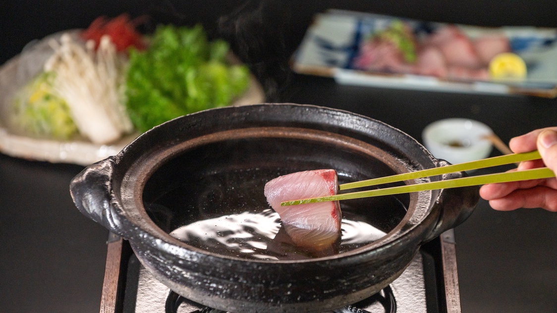 冬料理一例（鰤しゃぶ）