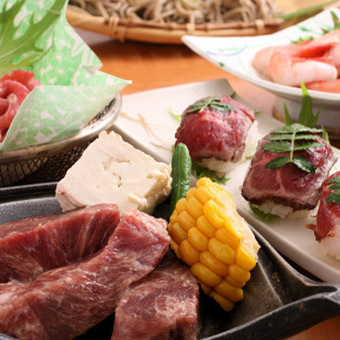 弁天会席の一例