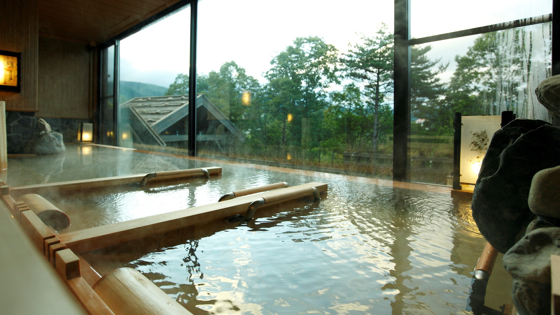 【大浴場】廿二の湯 檜湯