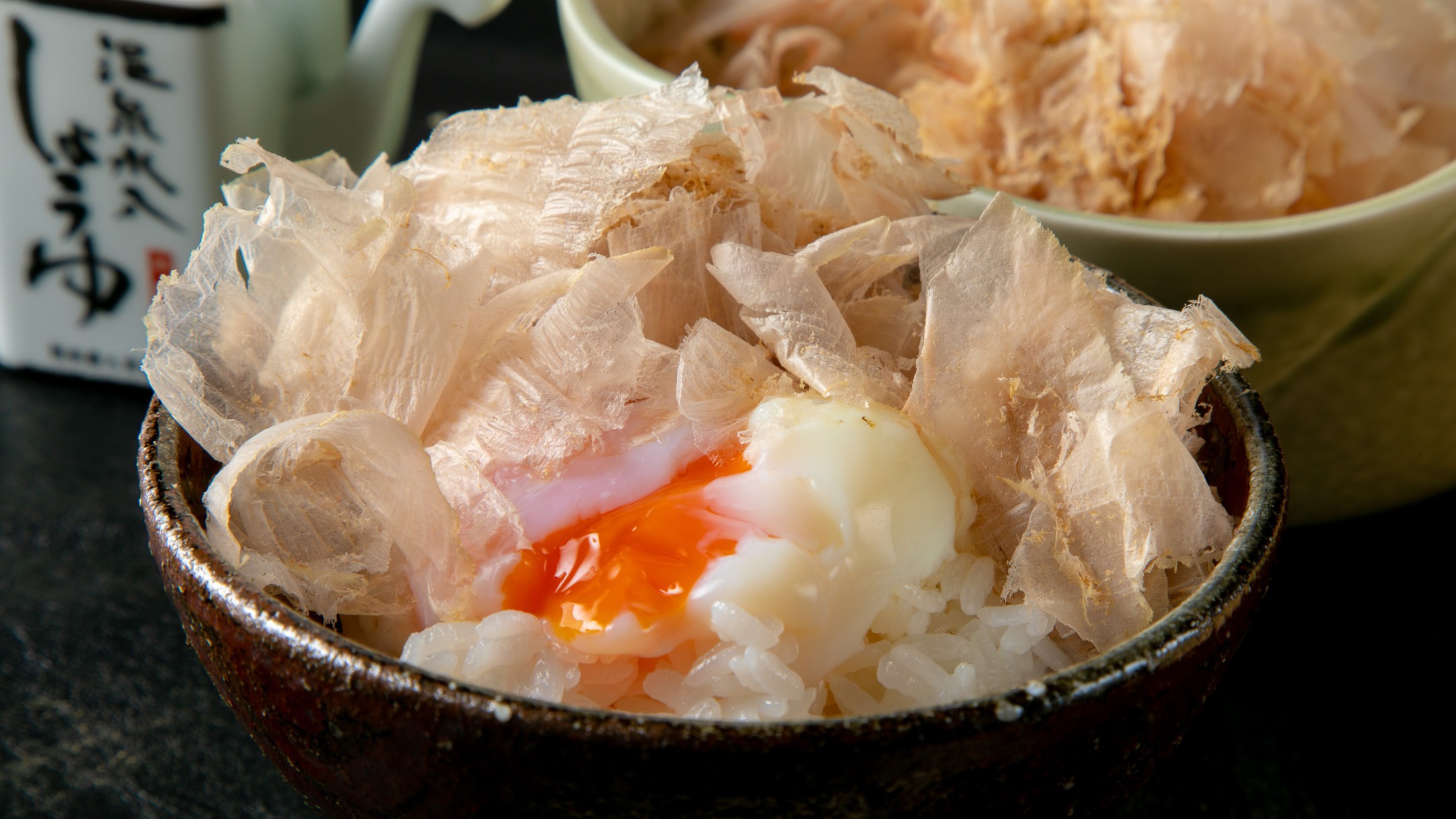 【料理】朝食温泉卵の卵かけご飯