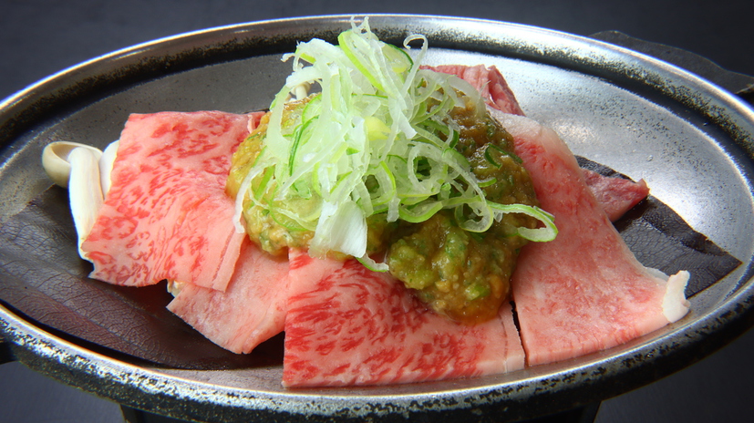 【プレミアム】春飛騨牛の朴葉味噌焼き