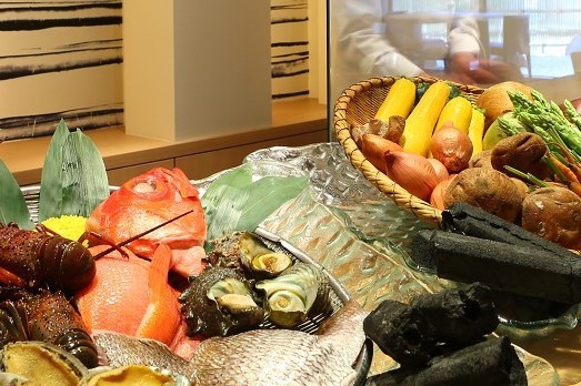 【ご夕食イメージ】炭火会席竹のうちプリフィックスコース食材