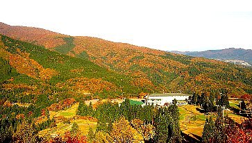 全山紅葉の白鳥高原ホテル