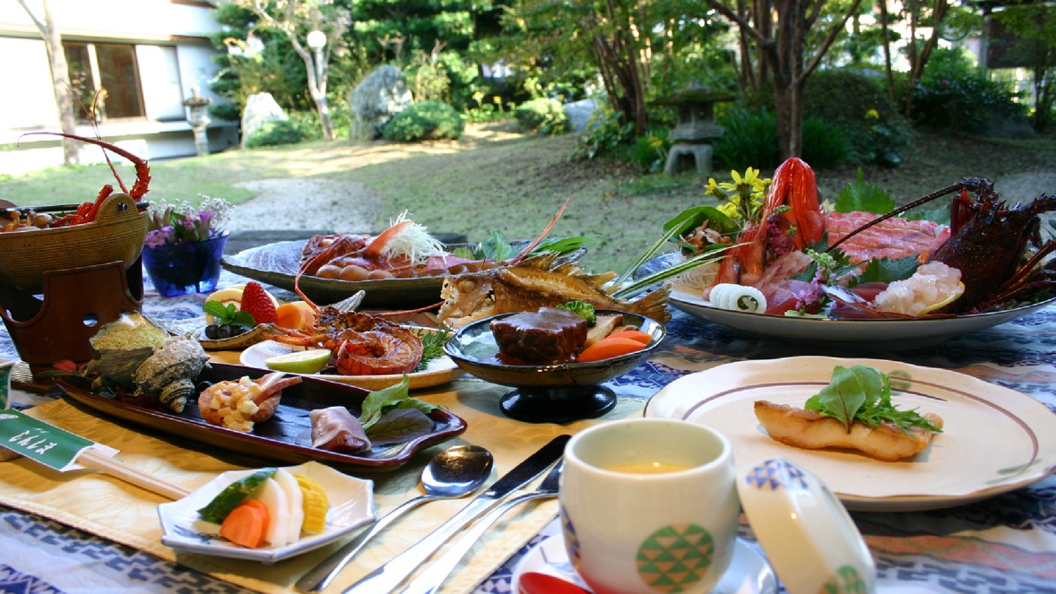 お食事の一例御宿しんしま