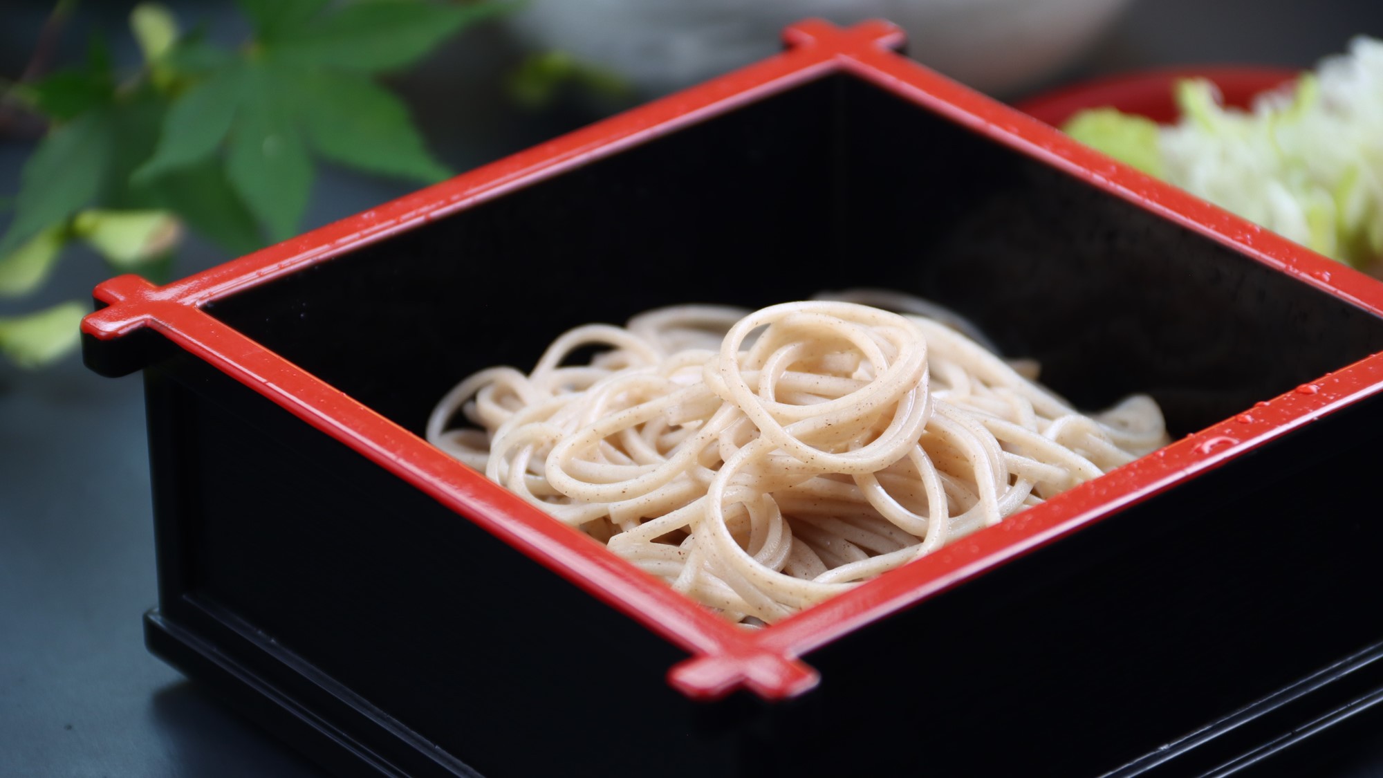 夕食_地の物 信州そばをお楽しみください