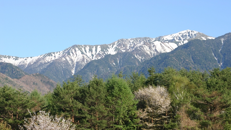 美しい自然に囲まれた場所に当館はございます。