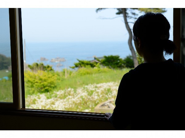 和室からの眺め