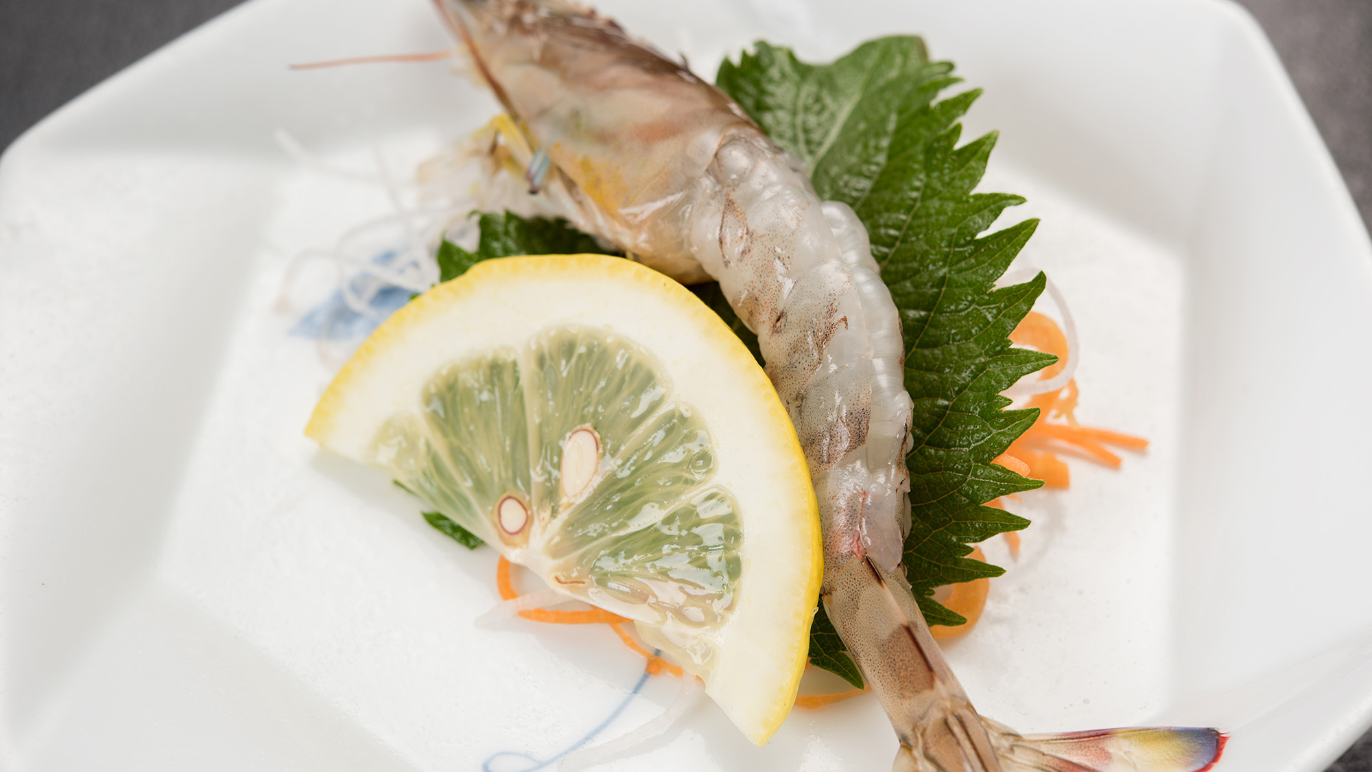 *【夕食一例：車海老】プリッと身の締まった車海老。