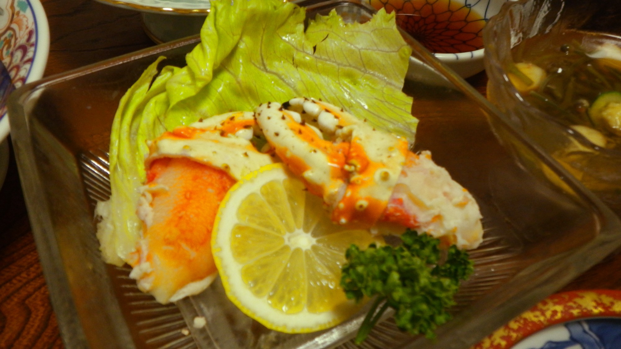 *夕食一例/鮮度を大事にしておりますので献立は日ごとに変わります。