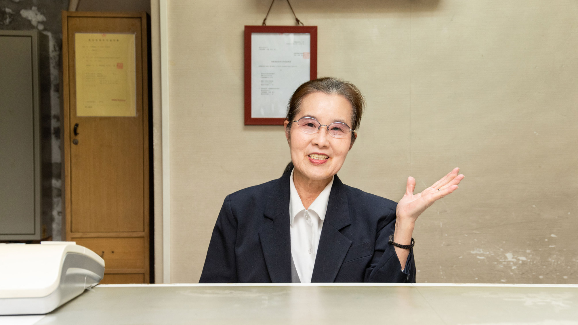 **フロントスタッフ皆様を笑顔でお出迎えいたします♪