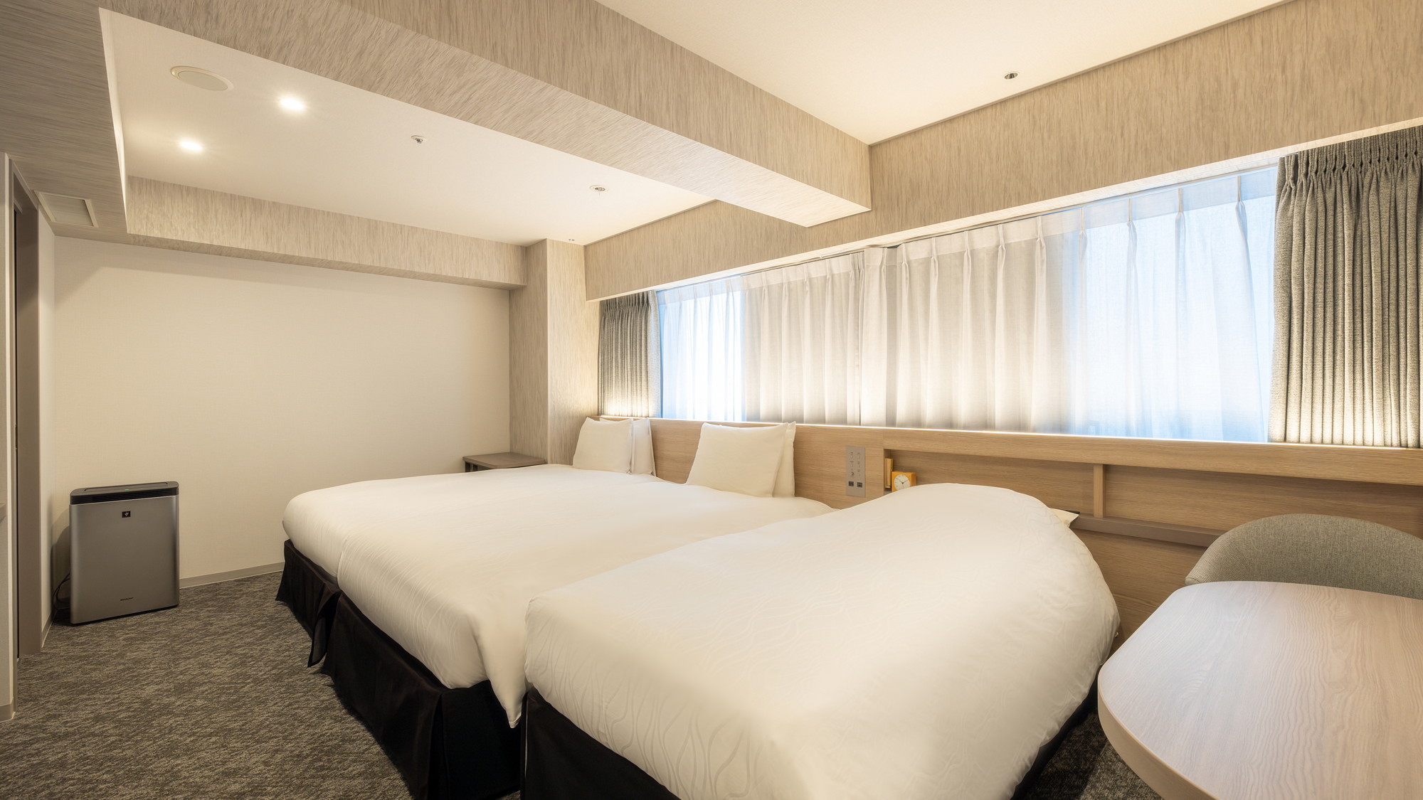 レジデンストリプルルーム120cm幅ベッド2台とエキストラベッド1台38㎡