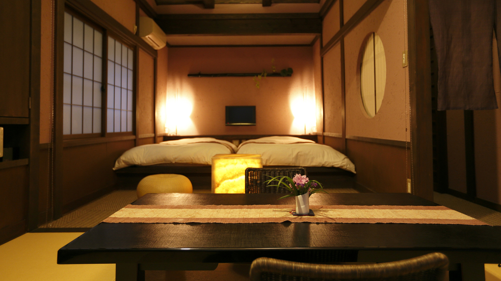 和ベッド客室菖蒲