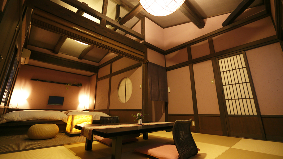 和ベッド客室菖蒲