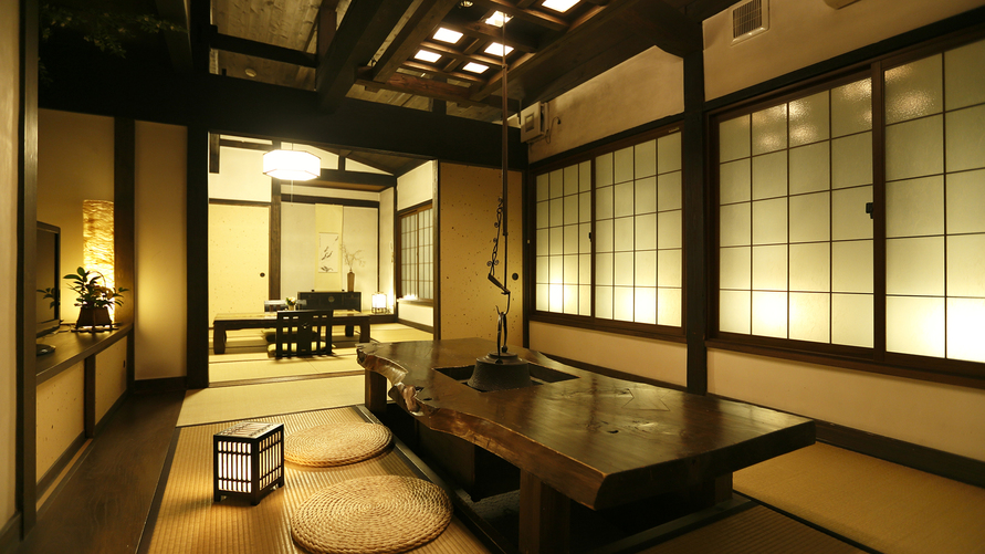 囲炉裏客室山吹
