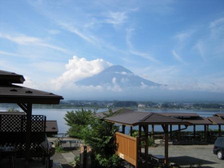 戸沢センターからの夏の富士山