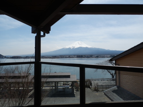 10人用B型２階和室から眺めた富士山