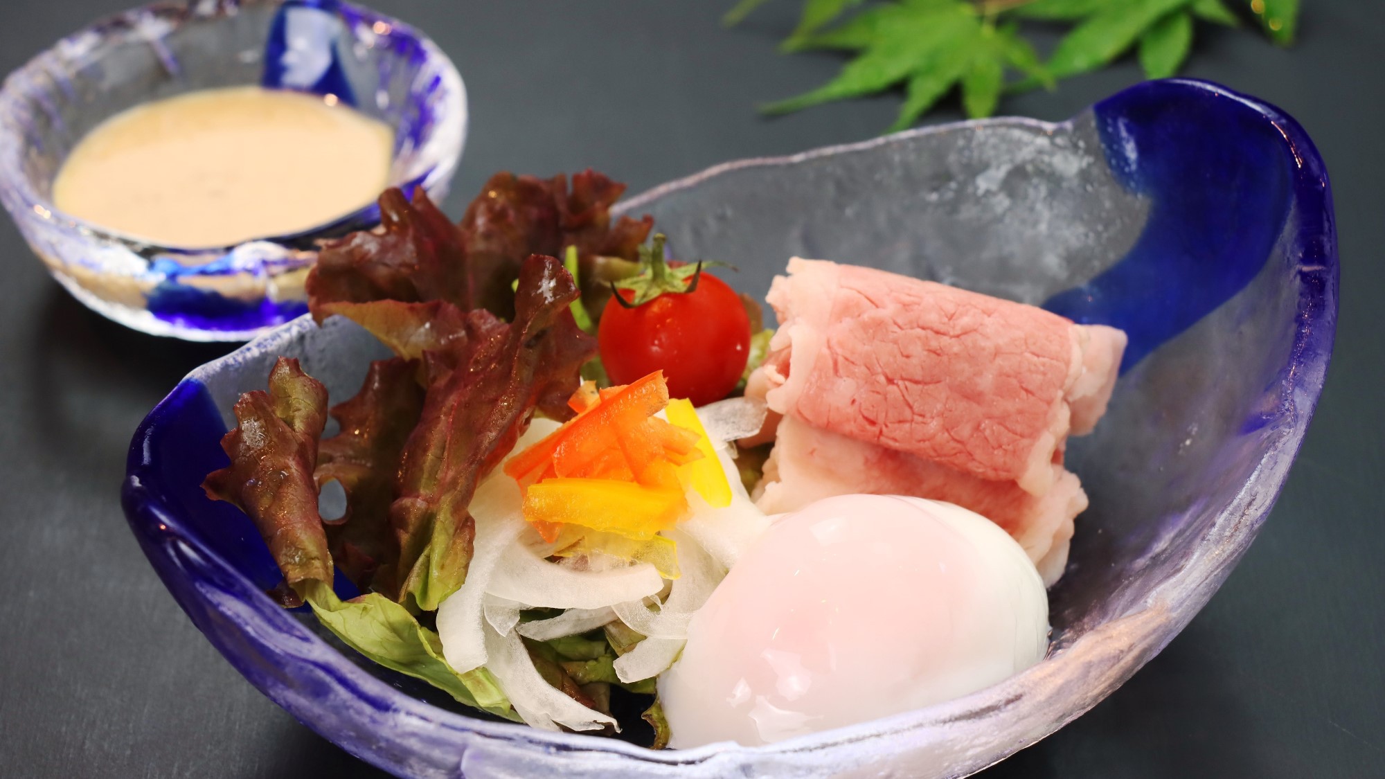 極みプランの飛騨牛の冷しゃぶ