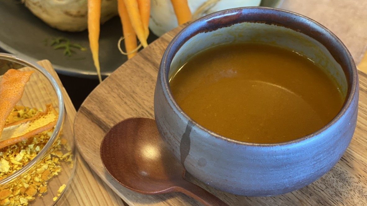 【朝食スープ】鰹出汁×;薬膳スパイス 香り高い美膳スープ