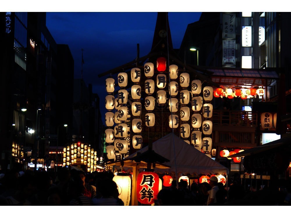 【祇園祭】京都市東山区の八坂神社の祭礼で京都の夏の風物詩です。