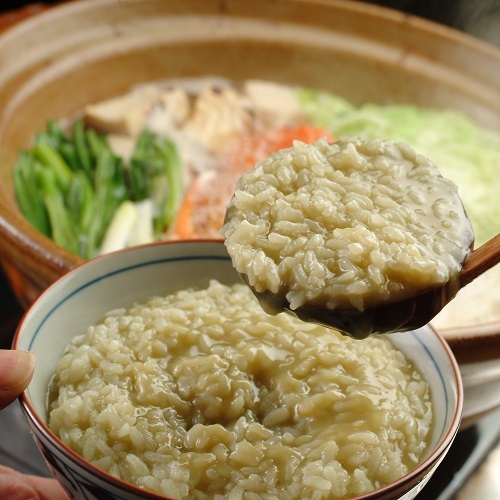 【飯物】蟹味噌雑炊