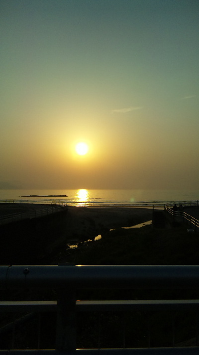 日本の夕陽百選に選ばれた夕陽