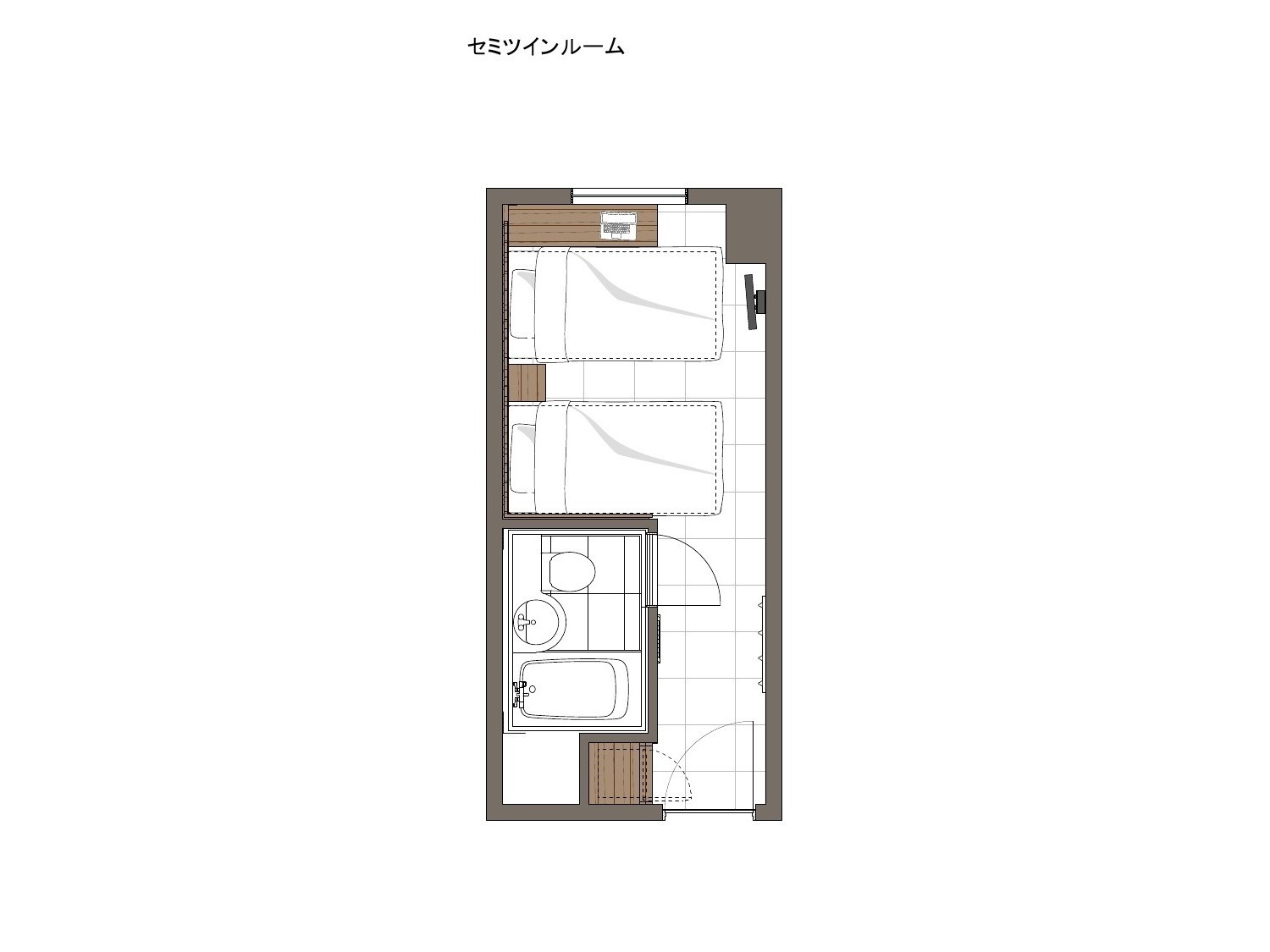 エコノミーツイン(見取図）