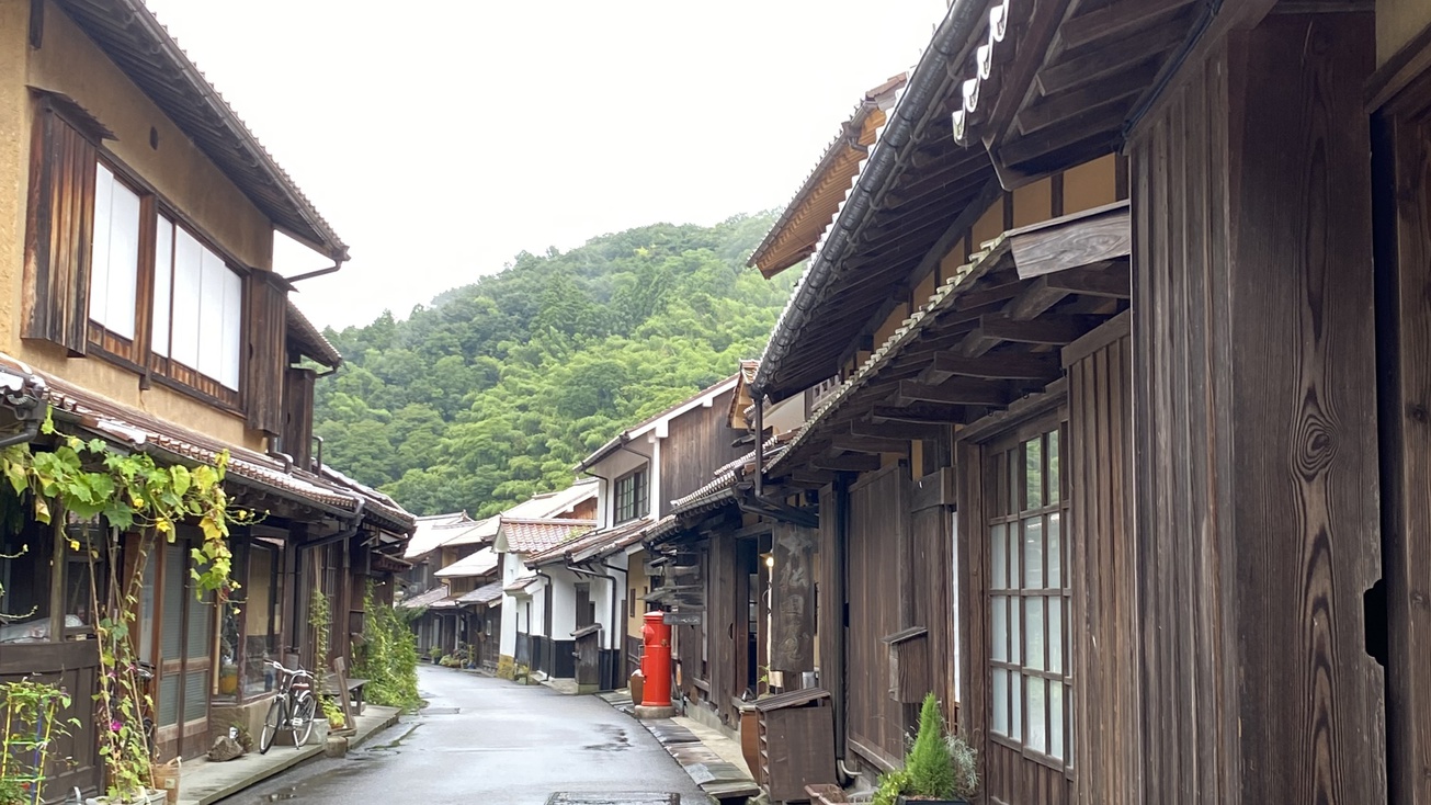 *【町並みエリア】江戸時代にタイムスリップしたような大森の町並み。懐かしい景色の中をのんびり散策。