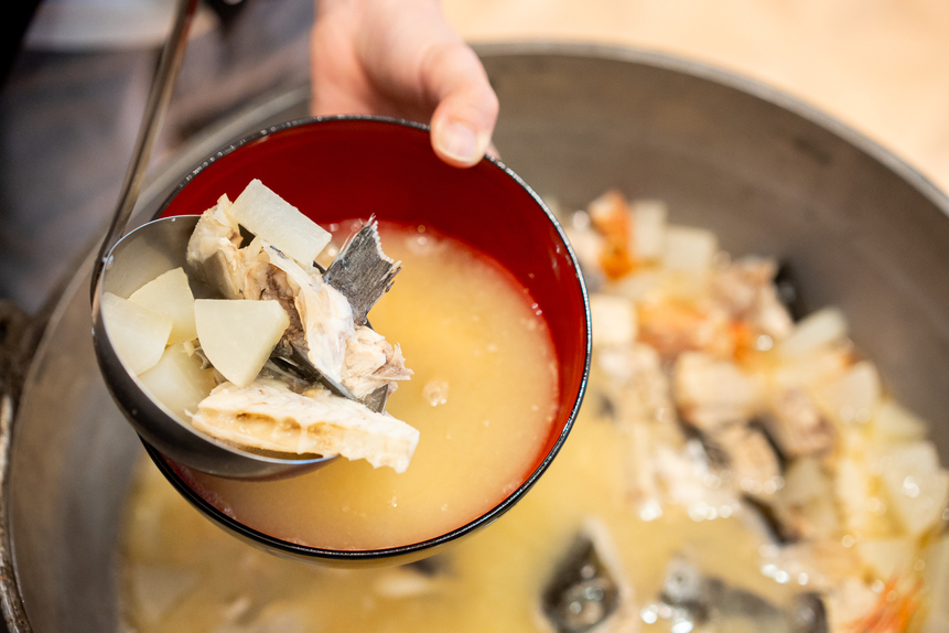【オーダービュッフェ】寺泊名物「番屋汁」
