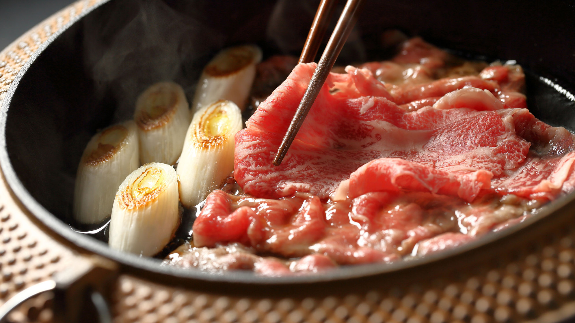 黒毛和牛ロース焼きすき※イメージ
