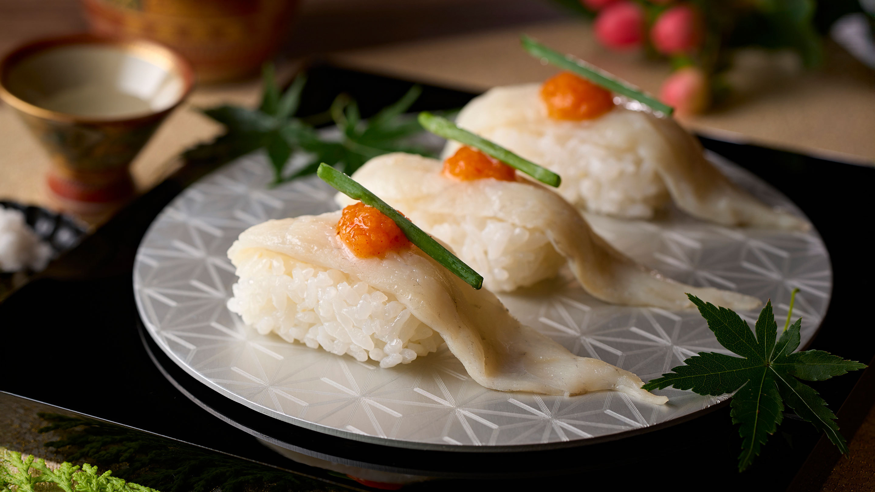 ふぐ握り寿司（冬のフェアメニュー）※イメージ