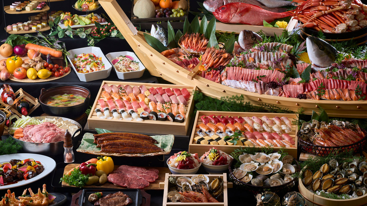 大江戸三つ星バイキング 夕食メニュー※イメージ