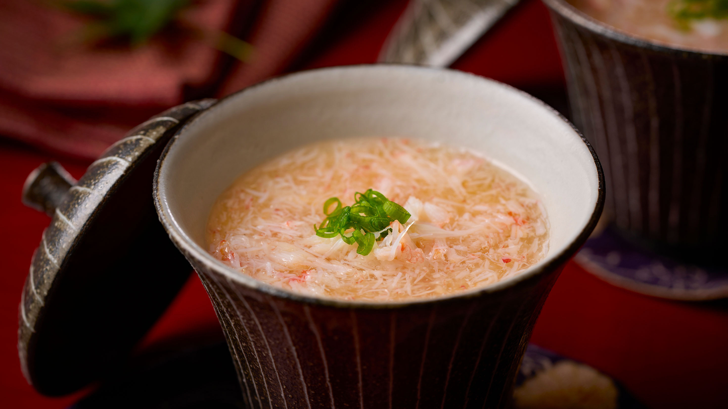 カニ茶碗蒸し（冬のフェアメニュー）※イメージ