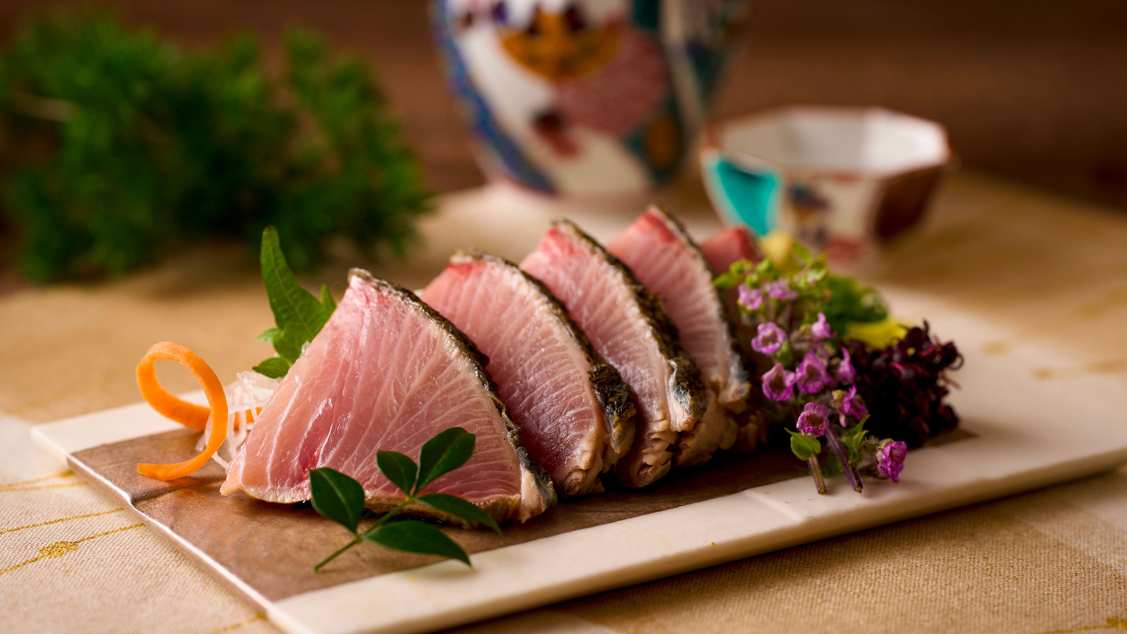 能登産ブリの炙りたたき刺し（ご当地グルメ）※イメージ