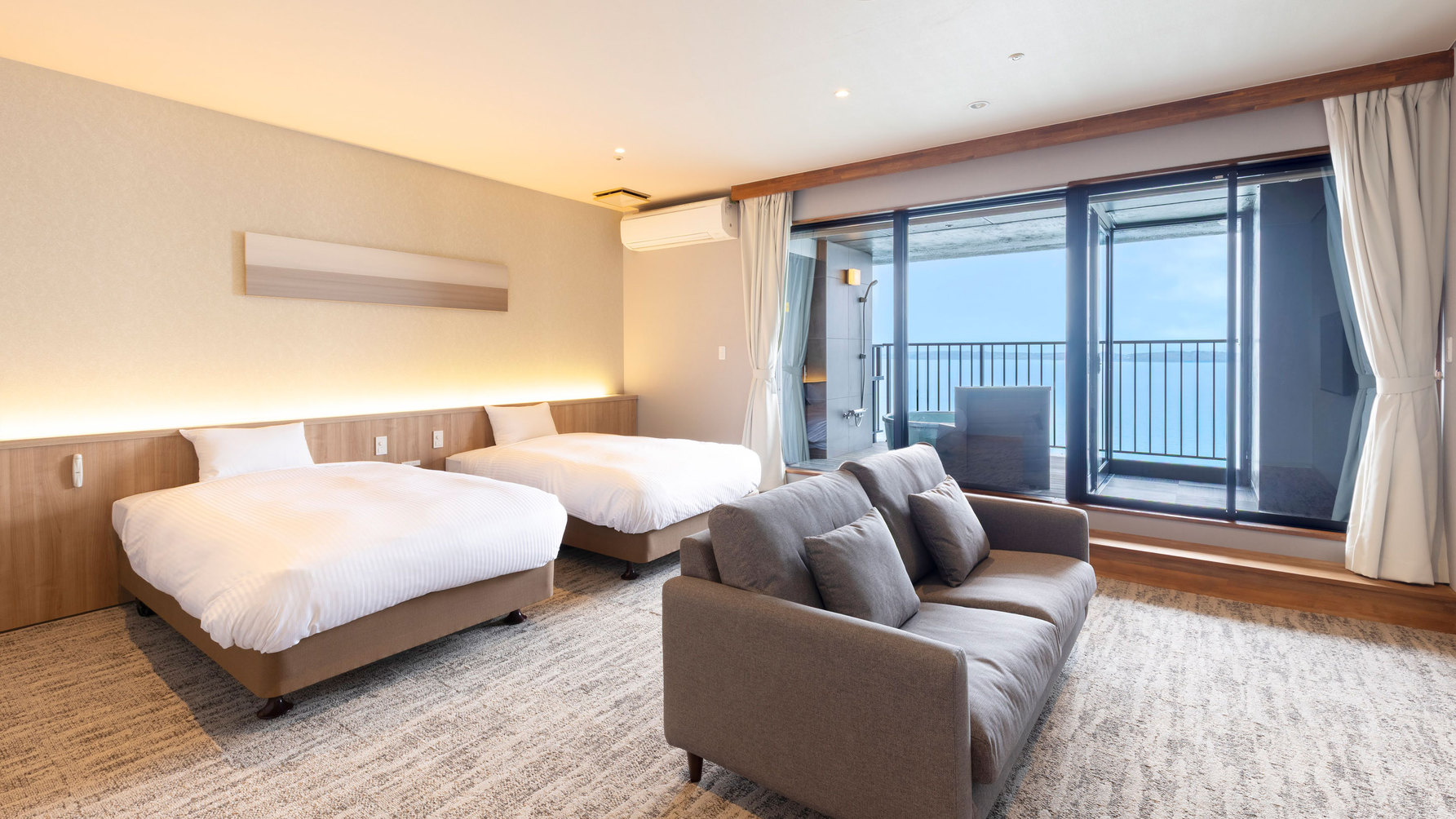 スーぺリア露天風呂付ツイン 内風呂あり※客室の一例/画像の浴槽は温泉ではございません