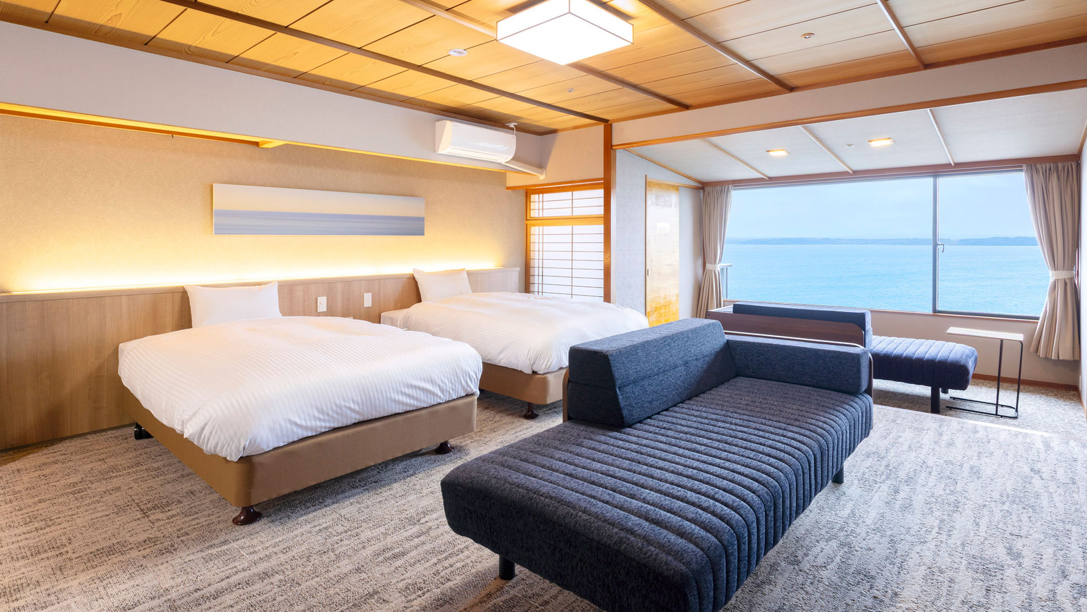 スーぺリア和洋室ツイン 内風呂あり※客室の一例