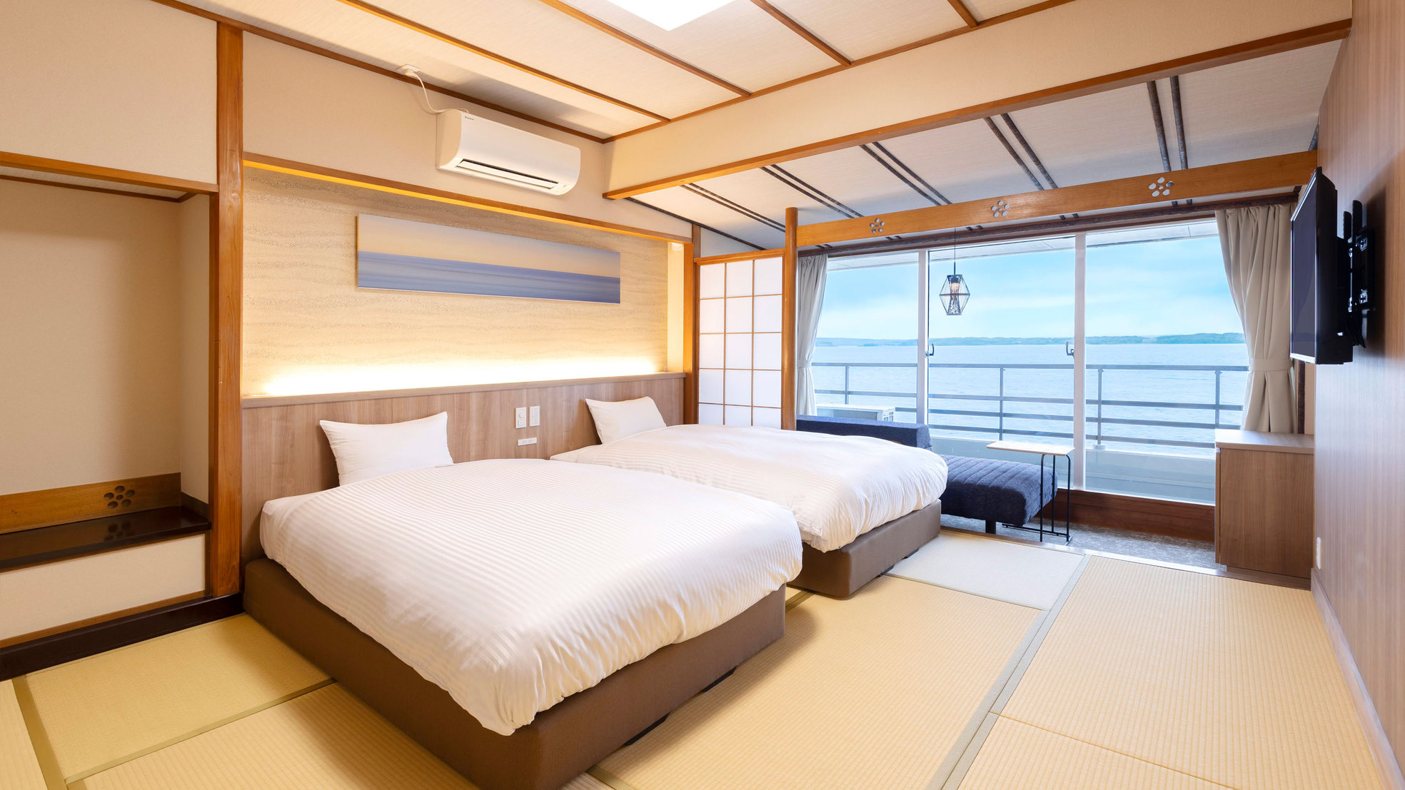 スタンダード和ベッドツイン 内風呂なし※客室の一例