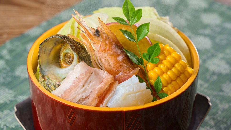 朝食 温泉せいろ蒸し※イメージ