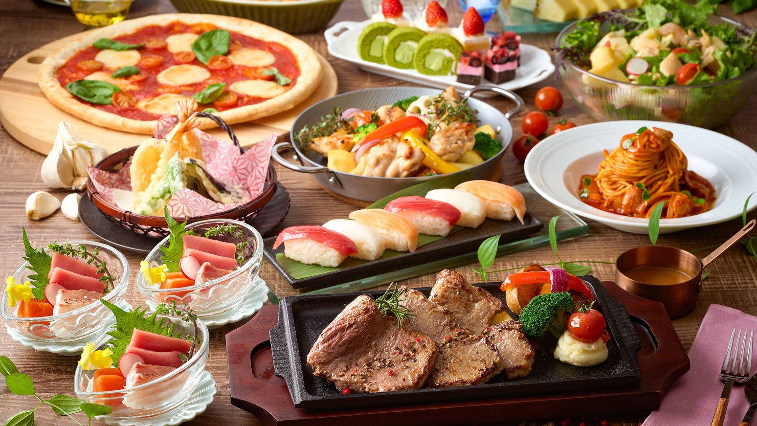 夕食 創作バイキング※イメージ