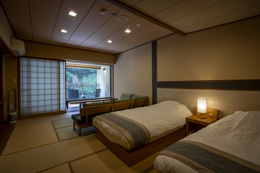 露天風呂付きベッドタイプ【美濃】