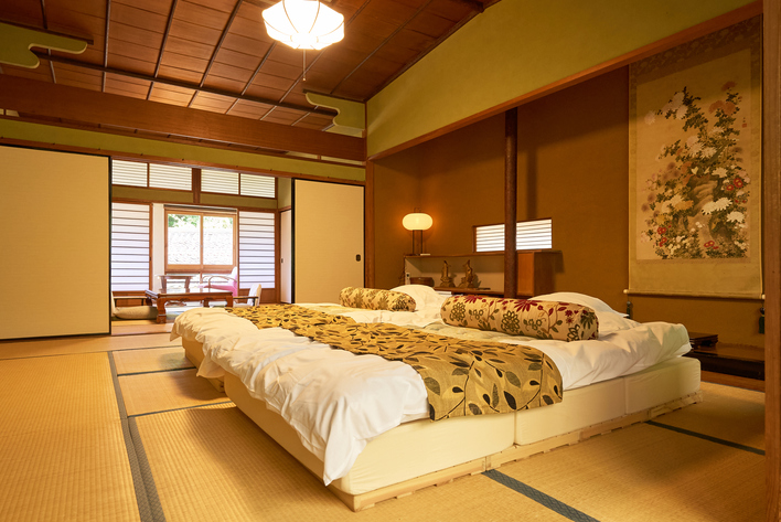 松／広々二間寝室から居室まで