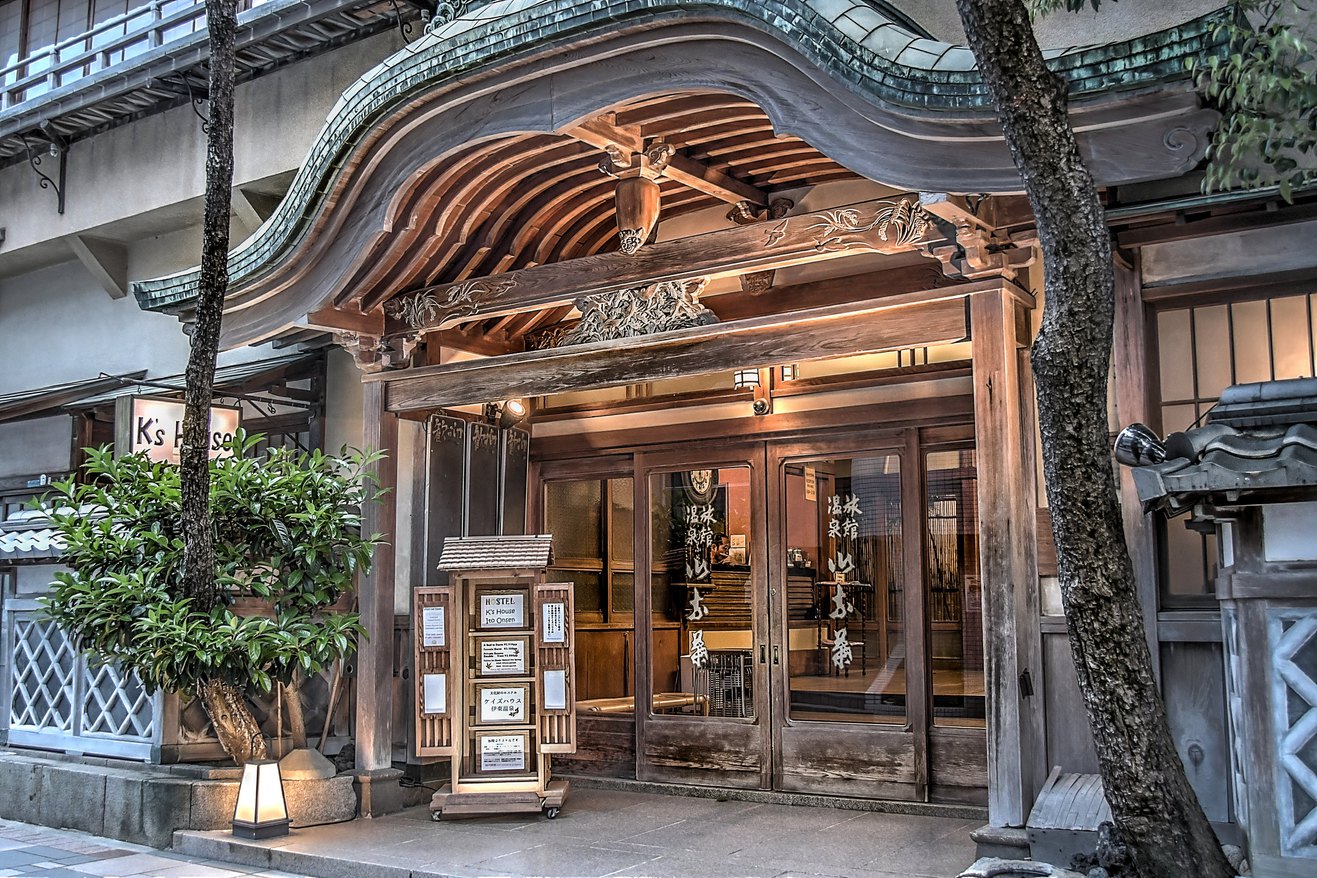 the entrance
