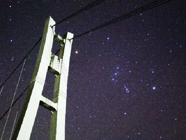 夜のスカイブリッジ