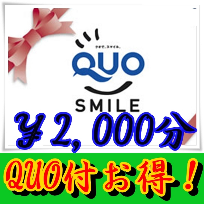 QUOカード2，000円付プラン