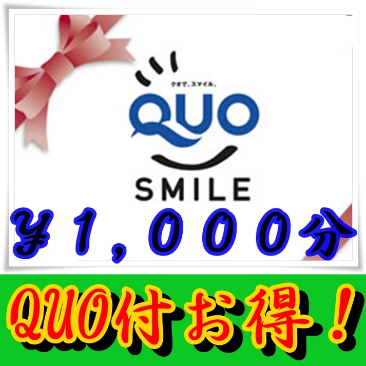 QUOカード1，000円付プラン