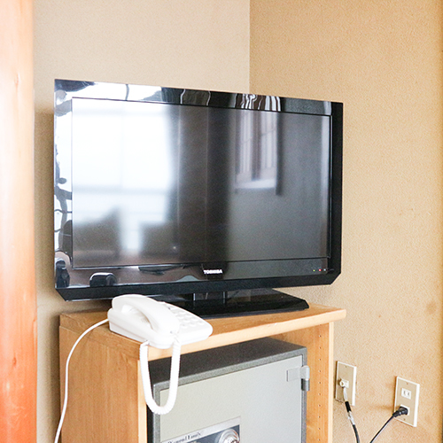 *[客室一例]テレビは全てのお部屋にございます。