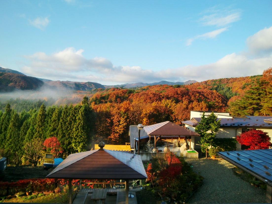 客室からの眺め秋